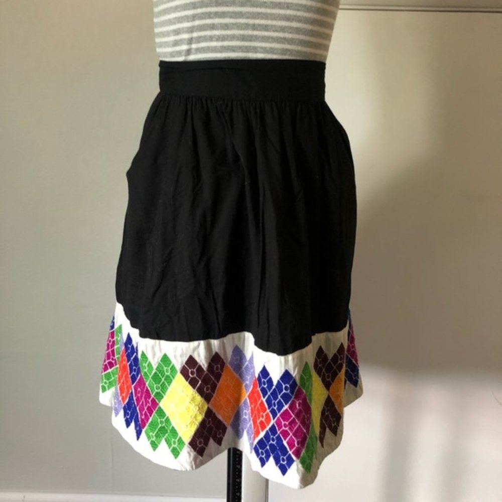 anthro floreat skirt